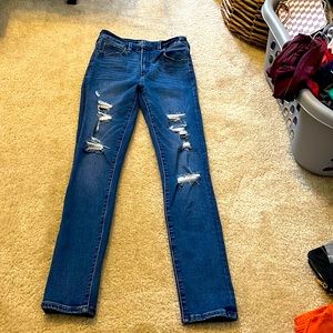 Abercrombie and Fitch high waisted skinny jeans
